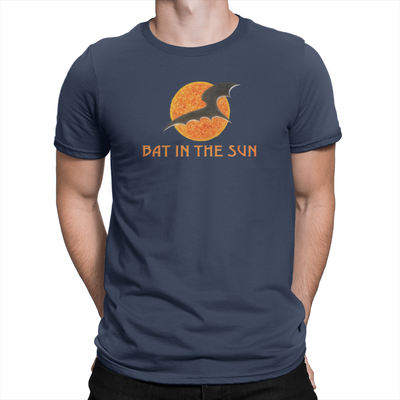 Bat In The Sun Logo - Unisex T-Shirt Navy