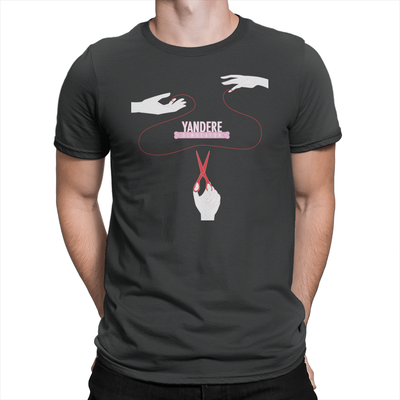 The Red String of Fate (Logo) - Unisex T-Shirt Black