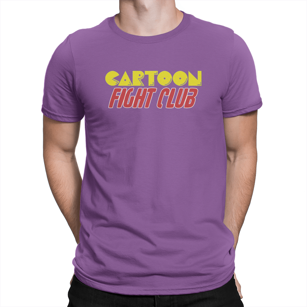 Cartoon Fight Club - Unisex T-Shirt Team Purple