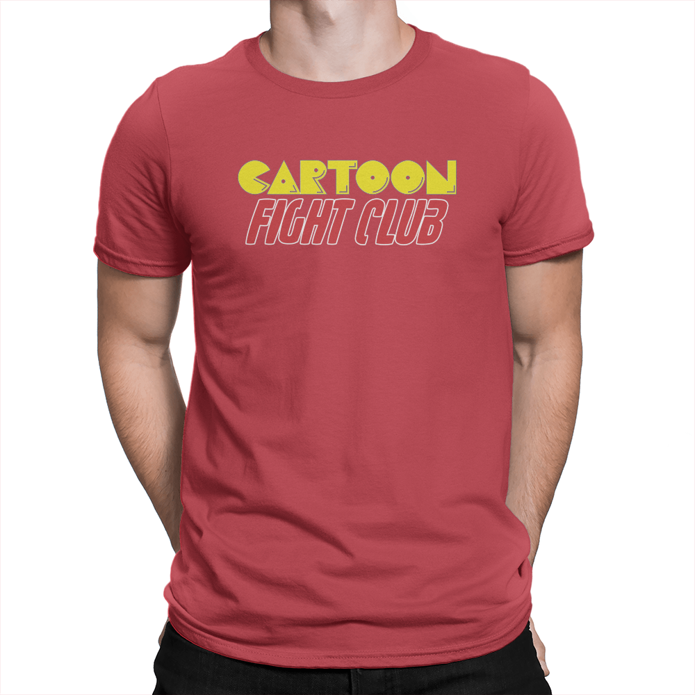 Cartoon Fight Club - Unisex T-Shirt Red