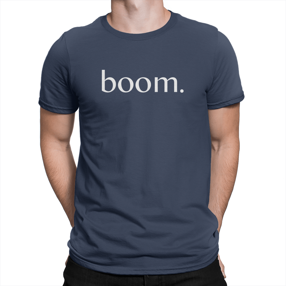 boom. - Unisex T-Shirt Navy