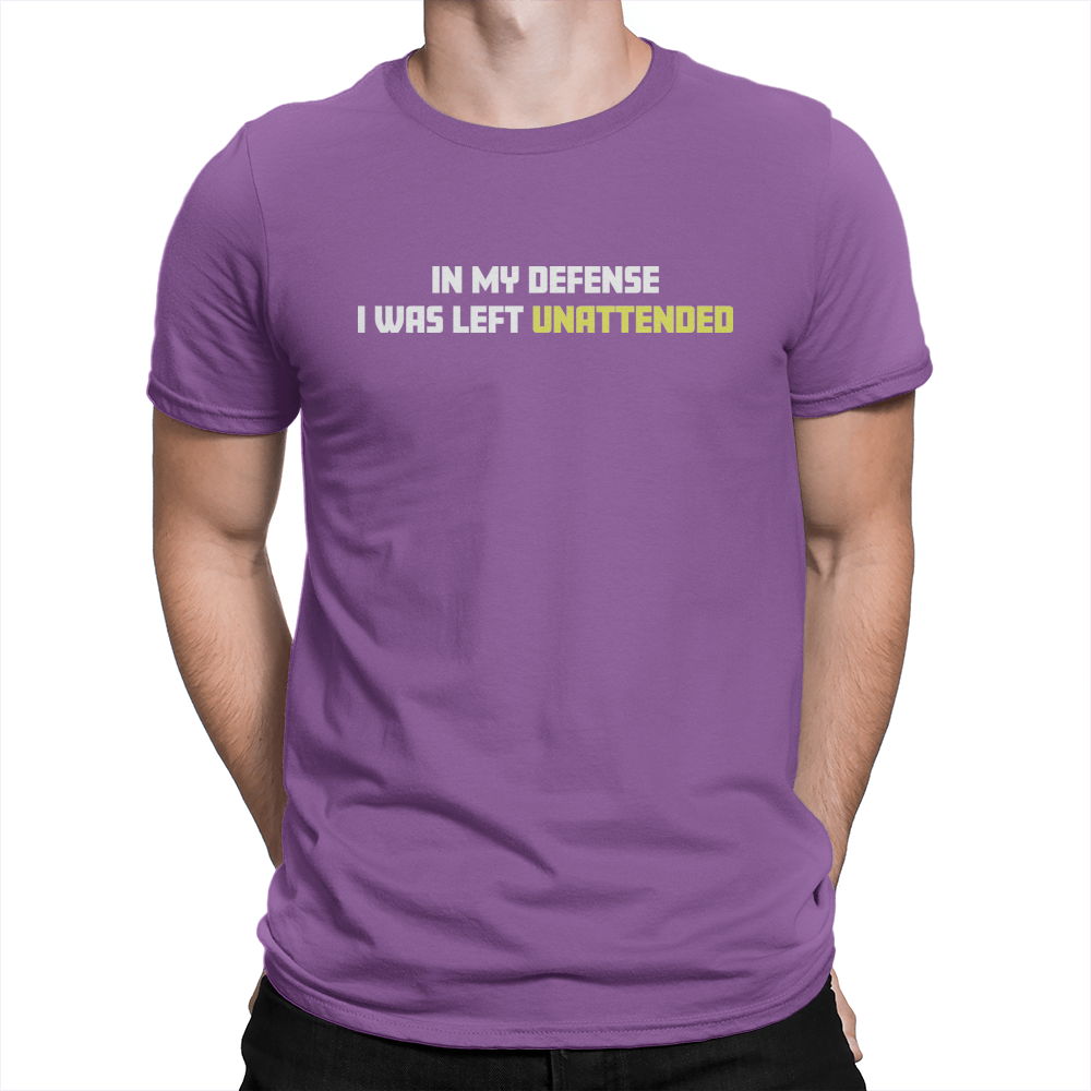 In My Defense - Unisex T-Shirt Team Purple