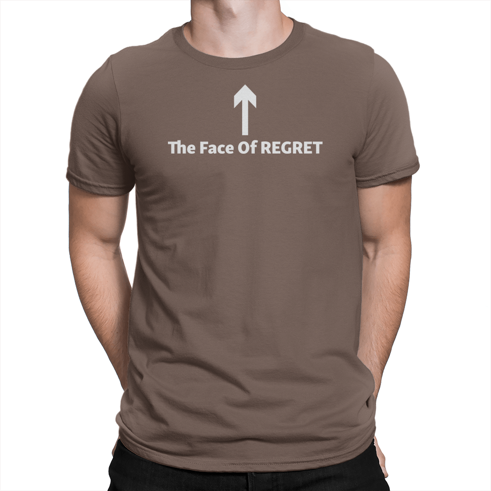 The Face Of Regret - Unisex T-Shirt Brown