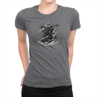 Grey Gummy Bear - Ladies T-Shirt Heather Navy