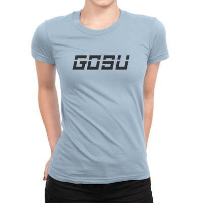 Gosu Logo - Ladies T-Shirt Baby Blue
