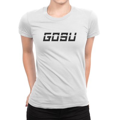 Gosu Logo - Ladies T-Shirt White