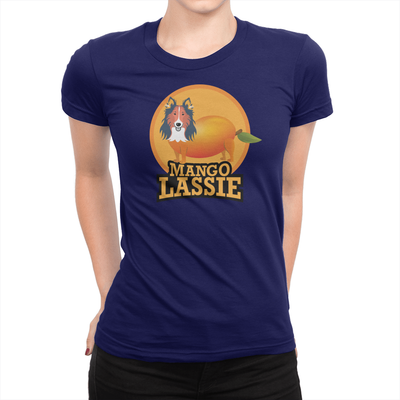 Mango Lassie Ladies Shirt Navy