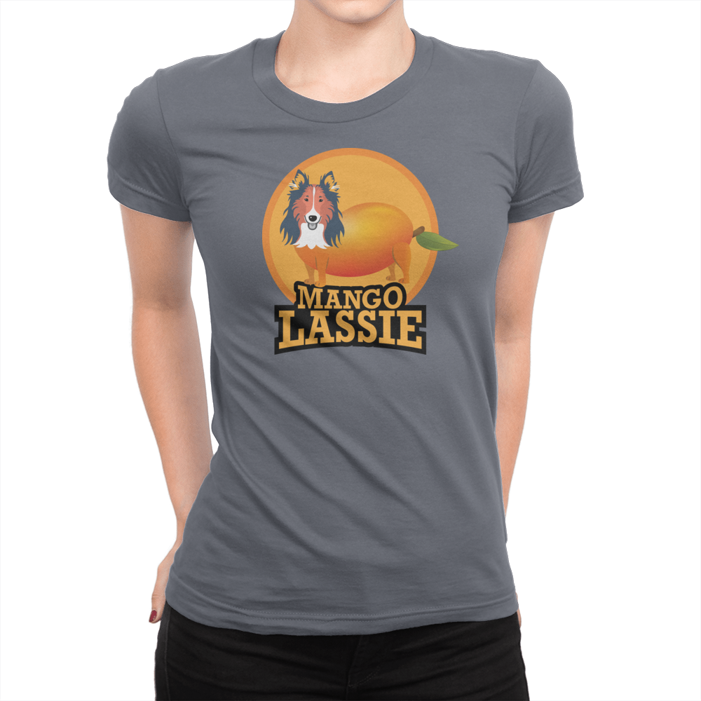 Mango Lassie Ladies Shirt Asphalt