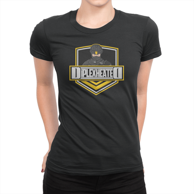 Diplex Heated Logo - Ladies T-Shirt Black