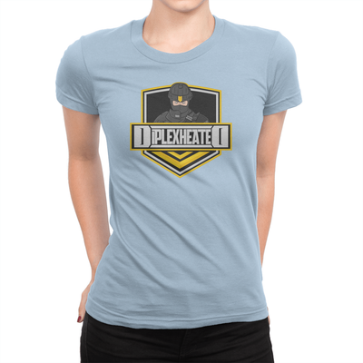Diplex Heated Logo - Ladies T-Shirt Baby Blue