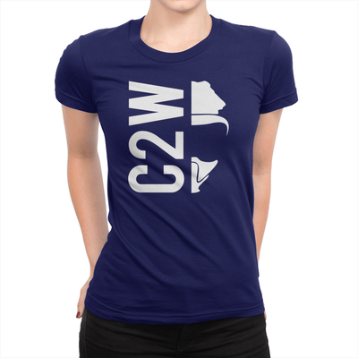 C2W - Ladies T-Shirt Navy