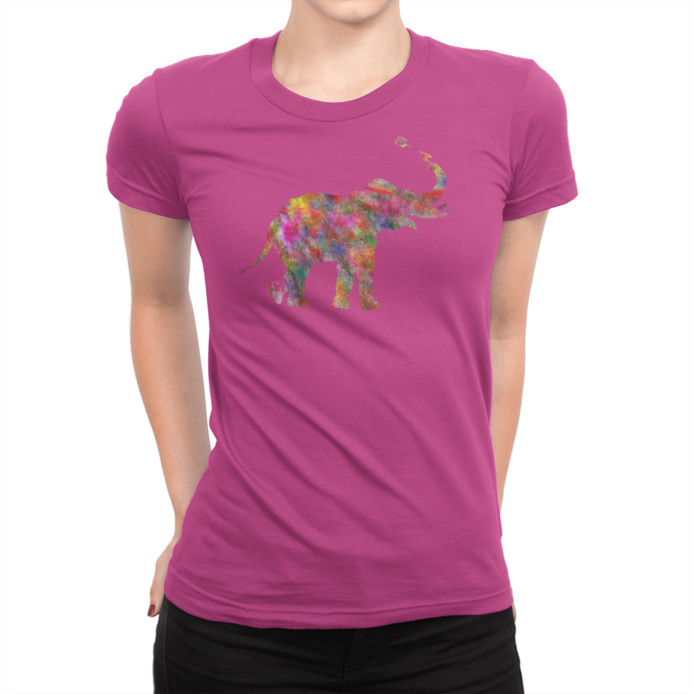 Elephant - Ladies T-Shirt Berry