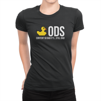 Official Duck Studios Logo - Ladies T-Shirt Black