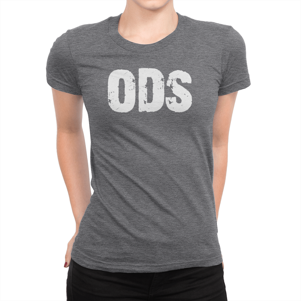 ODS Logo - Ladies T-Shirt Dark Grey Heather