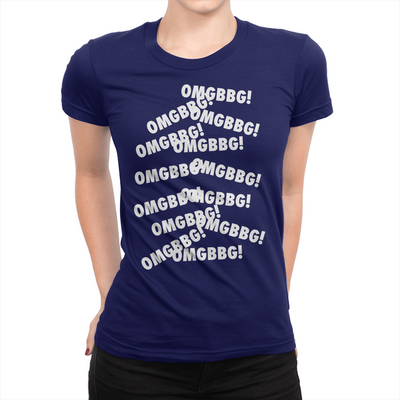 OMGBBG - Ladies T-Shirt Navy