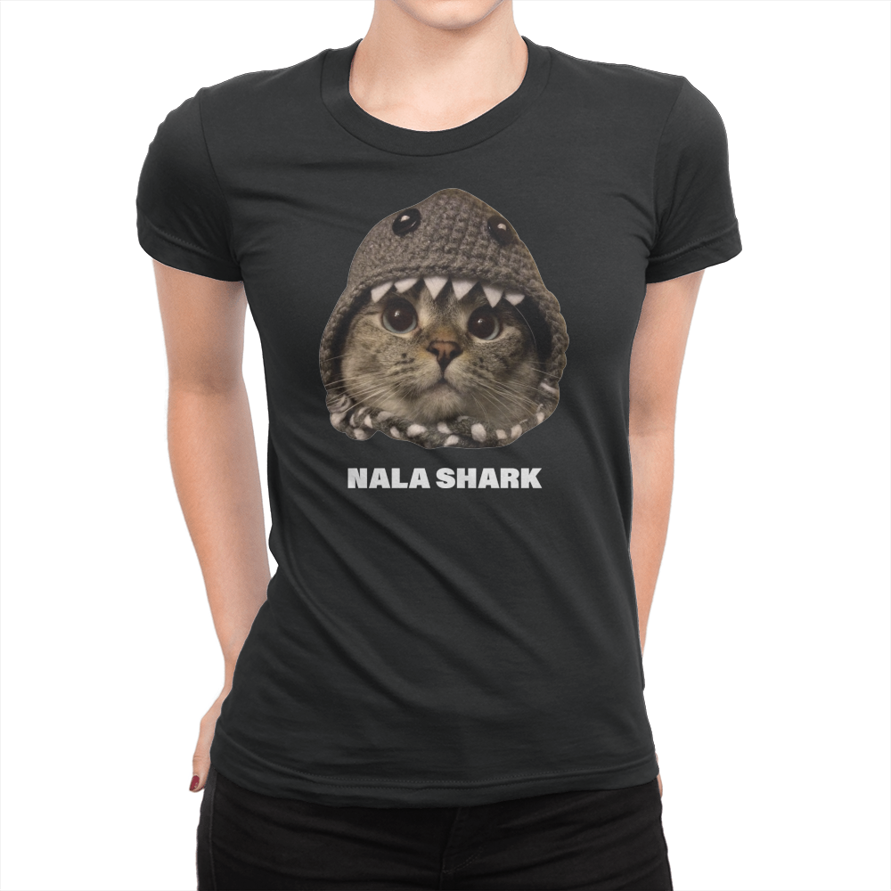 Nala Shark - Ladies T-Shirt Black