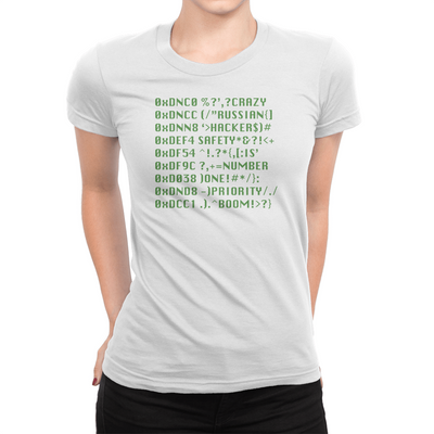 Hacker - Ladies T-Shirt White