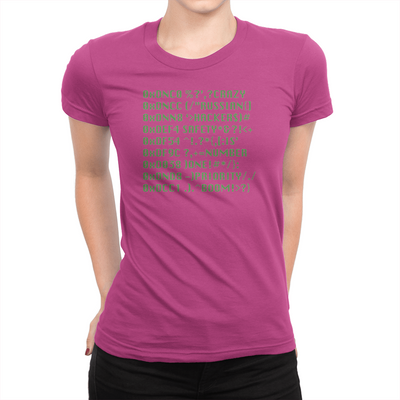 Hacker - Ladies T-Shirt Berry