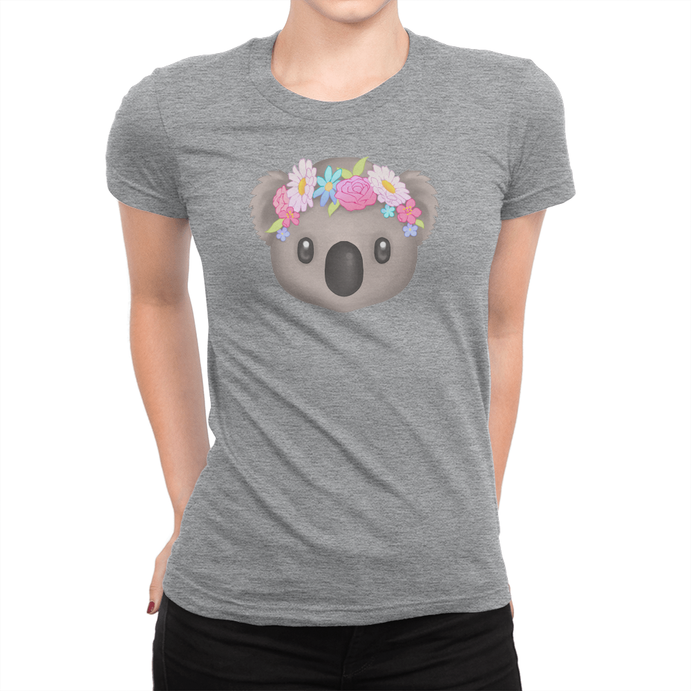 Koala - Ladies T-Shirt Heather Grey