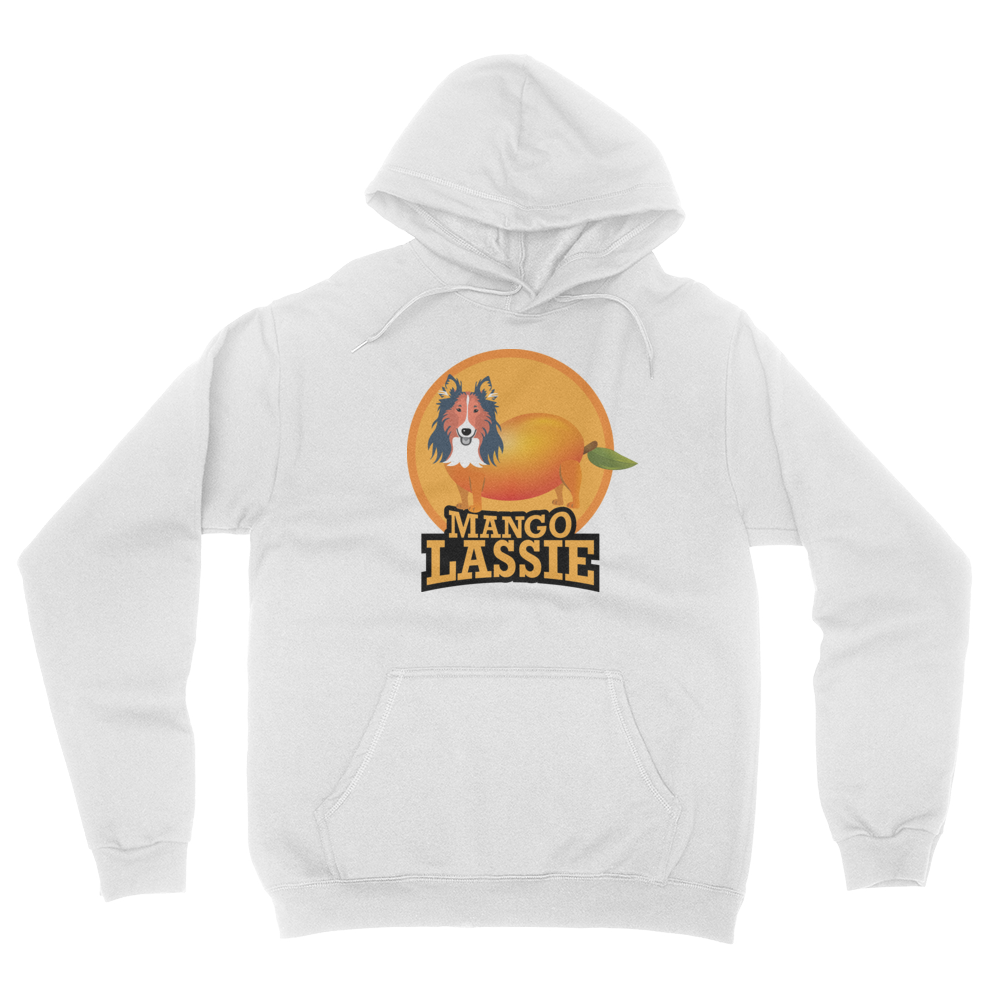 Mango Lassie - Unisex Pullover Hoodie White