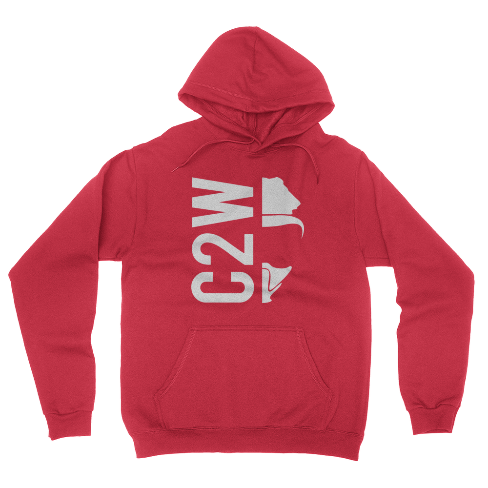 C2W - Unisex Pullover Hoodie Red