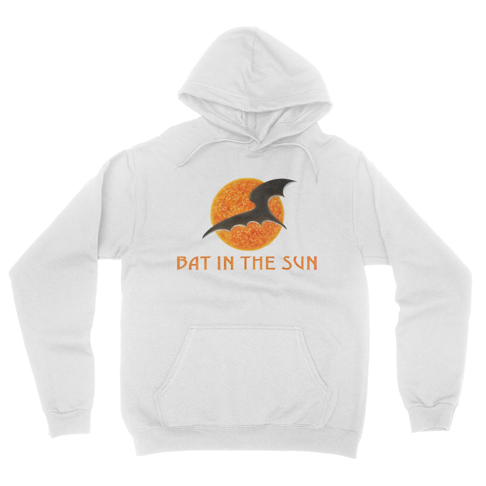 Bat In The Sun Logo - Unisex Pullover Hoodie White