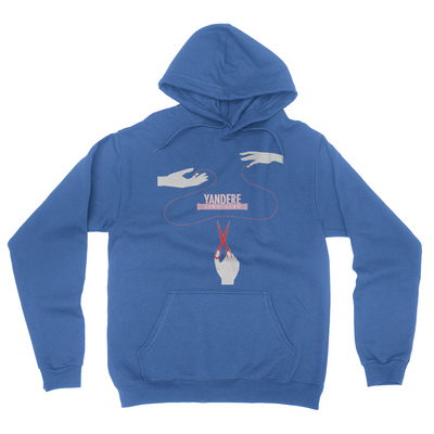 The Red String of Fate (Logo) - Unisex Pullover Hoodie Royal Blue