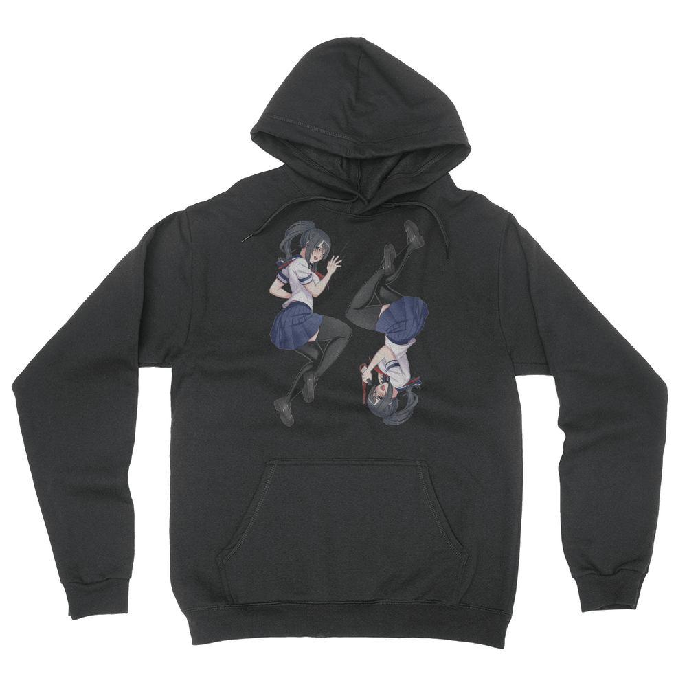 Two Sides - Unisex Pullover Hoodie Black