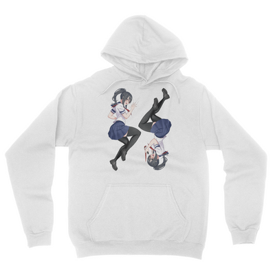 Two Sides - Unisex Pullover Hoodie White