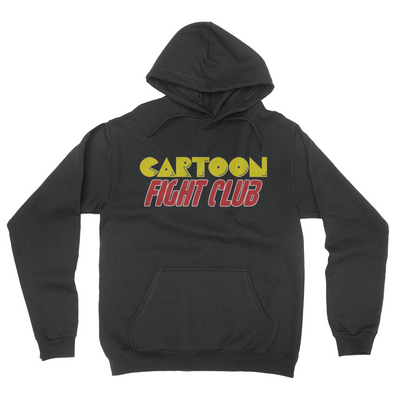 Cartoon Fight Club - Unisex Pullover Hoodie Black