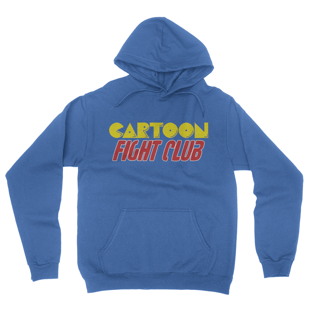 Cartoon Fight Club - Unisex Pullover Hoodie Royal Blue