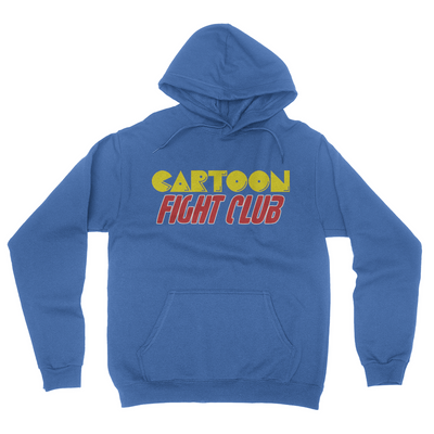 Cartoon Fight Club - Unisex Pullover Hoodie Royal Blue