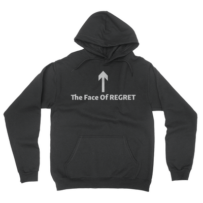 The Face Of Regret - Unisex Pullover Hoodie Black
