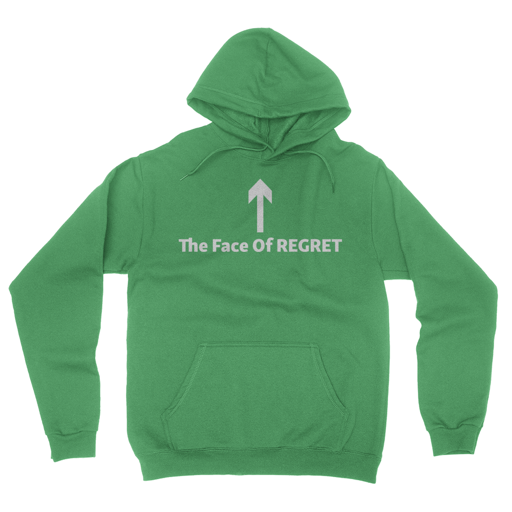 The Face Of Regret - Unisex Pullover Hoodie Irish Green
