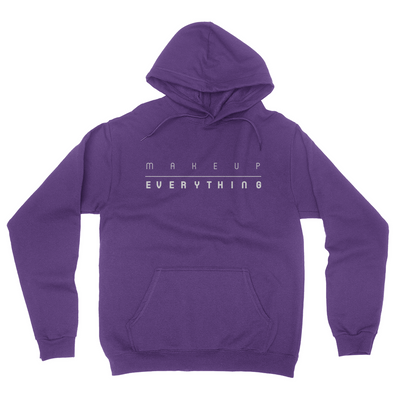 Makeup Over Everything - Unisex Pullover Hoodie Purple