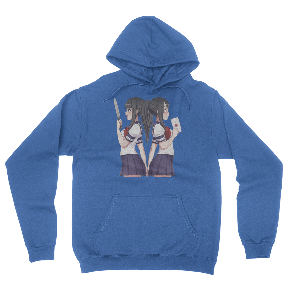 Back To Back - Unisex Pullover Hoodie Royal Blue