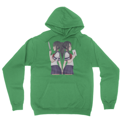 Back To Back - Unisex Pullover Hoodie Irish Green