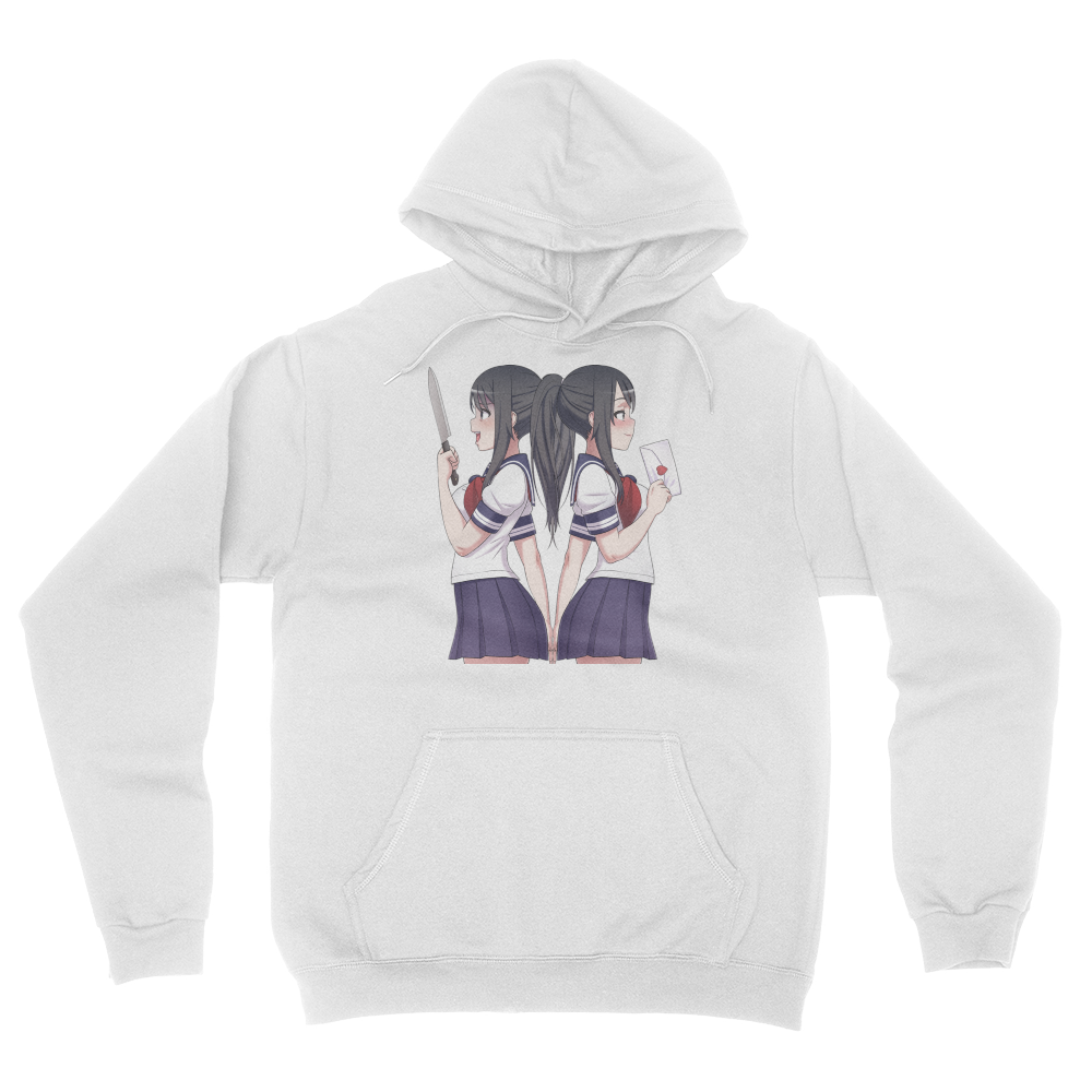 Back To Back - Unisex Pullover Hoodie White