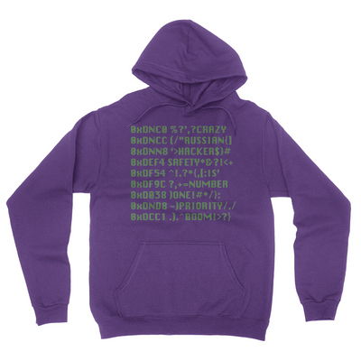 Hacker - Unisex Pullover Hoodie Purple