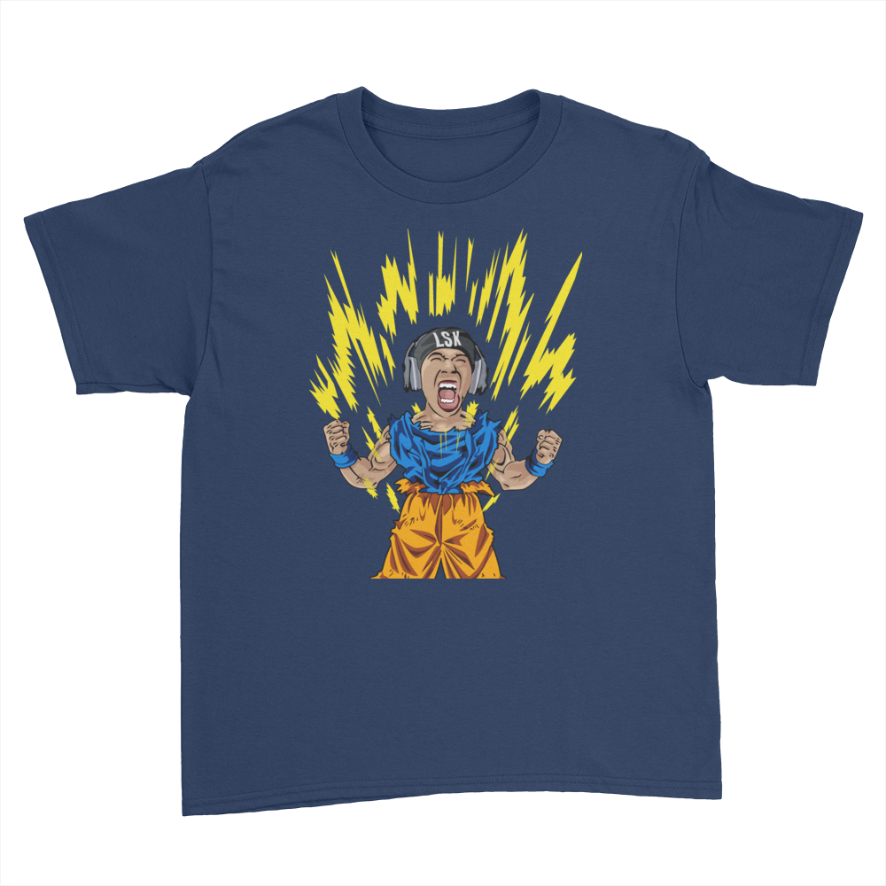 LSK Charged Up - Kids Youth T-Shirt Navy