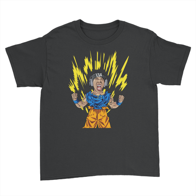 LSK Charged Up - Kids Youth T-Shirt Black