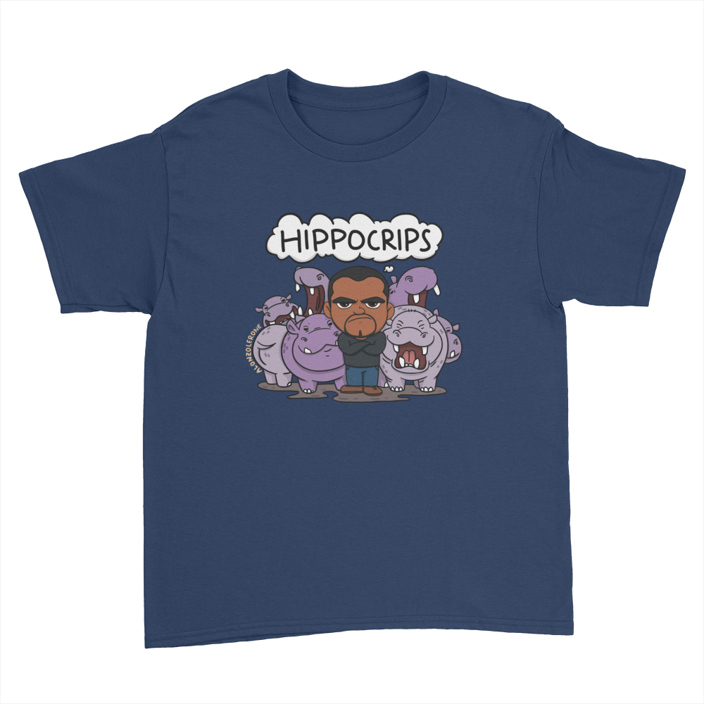 Hippocrips - Kids Youth T-Shirt Navy