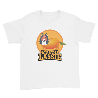 Mango Lassie - Kids Youth T-Shirt White