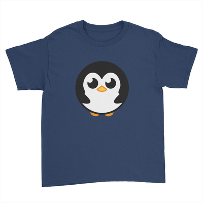 Pingu - Kids Youth T-Shirt Navy
