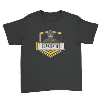 Diplex Heated Logo - Kids Youth T-Shirt Black