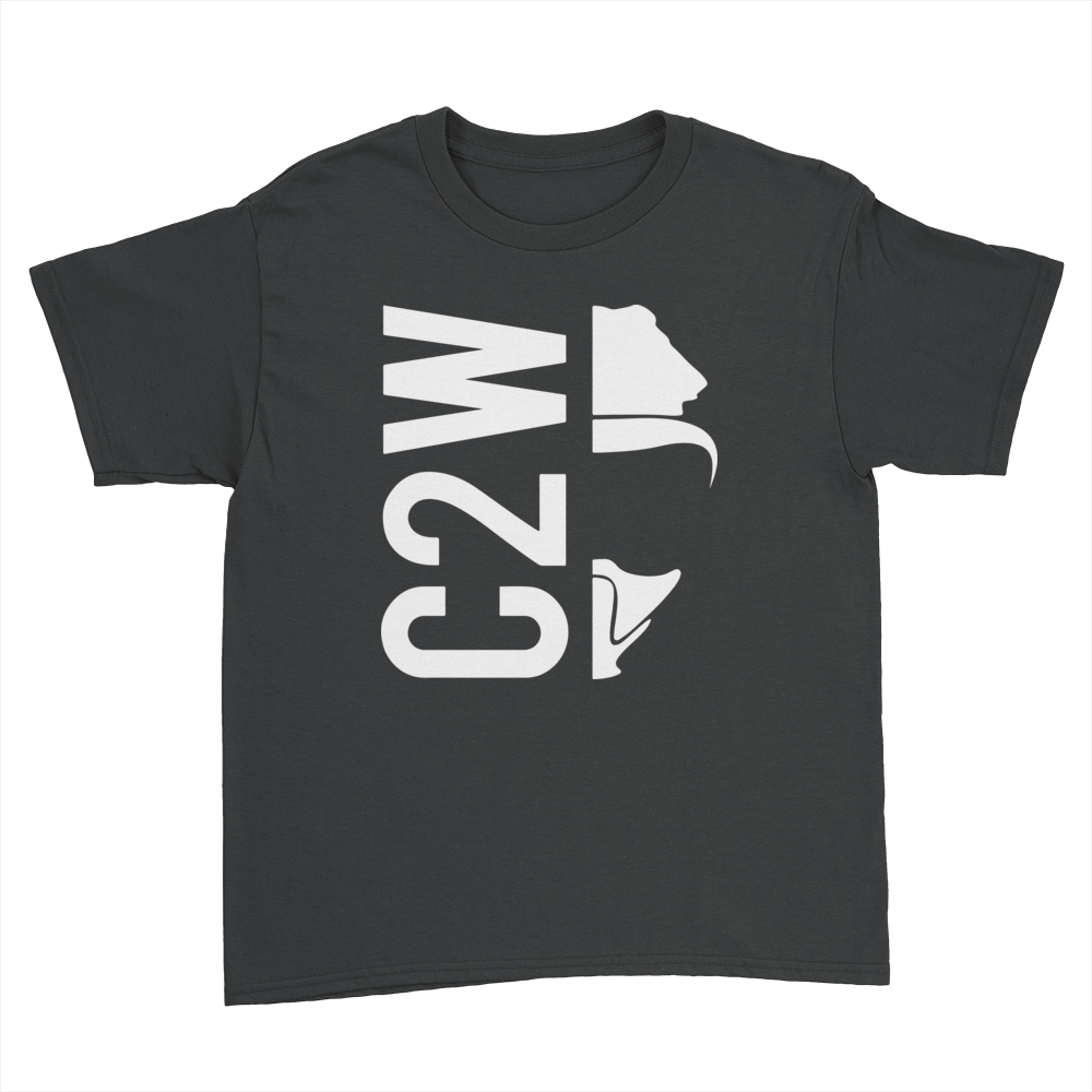 C2W - Kids Youth T-Shirt Black