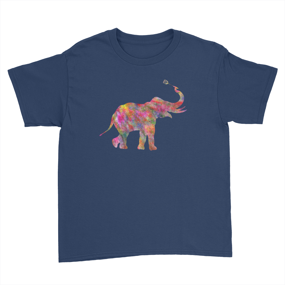 Elephant - Kids Youth T-Shirt Navy