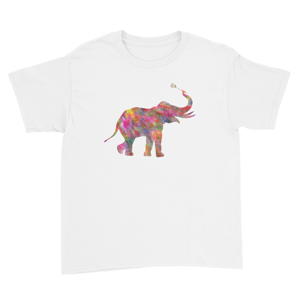Elephant - Kids Youth T-Shirt White