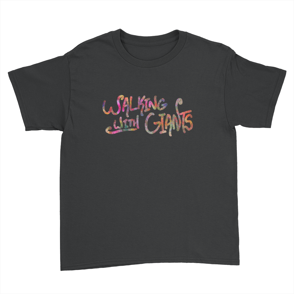 Walking With Giants - Kids Youth T-Shirt Black