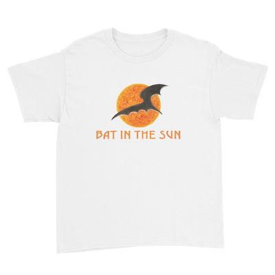 Bat In The Sun Logo - Kids Youth T-Shirt White